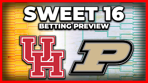 March Madness 2025 Sweet 16 Preview - 1. Houston vs 4. Purdue