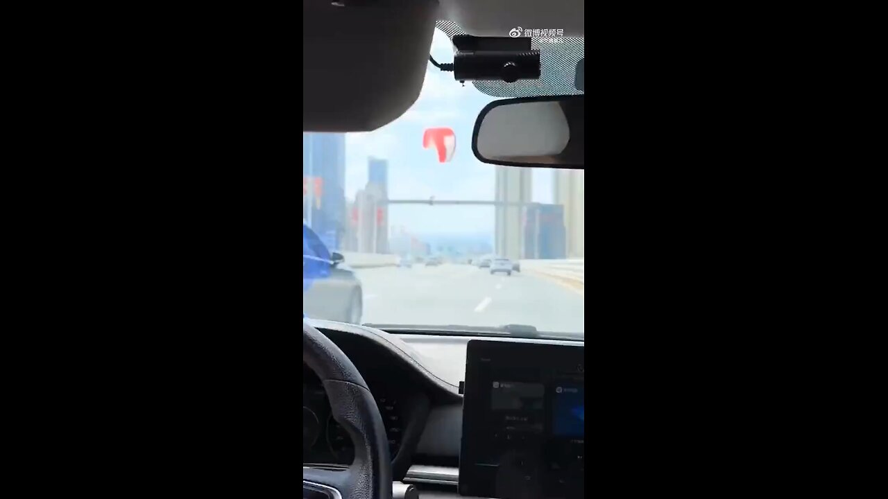 Parachuting onto the highway