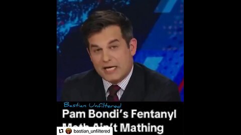 Attorney General Pam Bondi lying for Trump. Original content by @bastian_unfiltered Instagram. 5-4