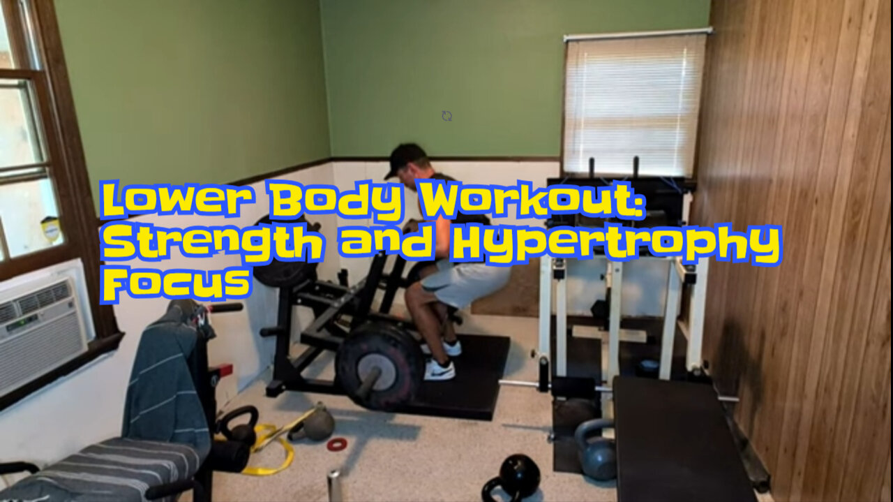 Lower Body Workout: Strength and Hypertrophy Focus