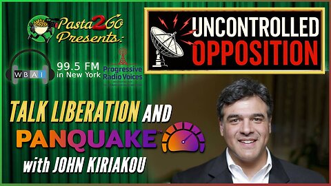 Talk Liberation & Panquake with John Kiriakou - Uncontrolled Opposition recording for WBAI 99.5 fm