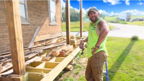Nailing Down History: Reconstructing The Porch Of Our 230+ Year Old Farmhouse.