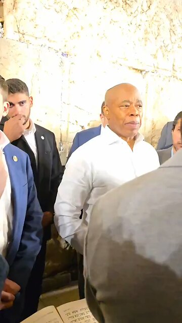 Outgoing New York City Mayor Eric Adams visited Israel