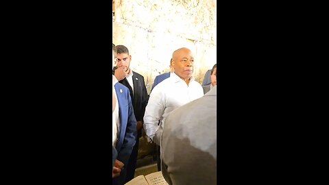 Outgoing New York City Mayor Eric Adams visited Israel