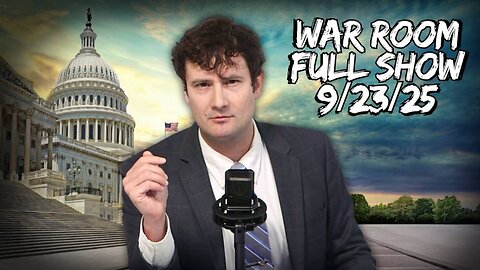 WAR ROOM WITH HARRISON SMITH - 9/23/2025: Trump Does 180 On Ukraine, Says Zelensky Can Beat Russia, Backs War Escalation!