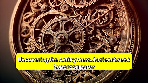 Uncovering the Antikythera: Ancient Greek Supercomputer? #Antikythera #AncientGreece #History