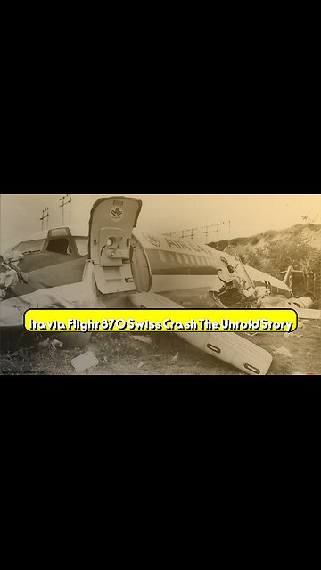 Itavia Flight 870: Swiss Crash The Untold Story #Aviation #Disaster #History