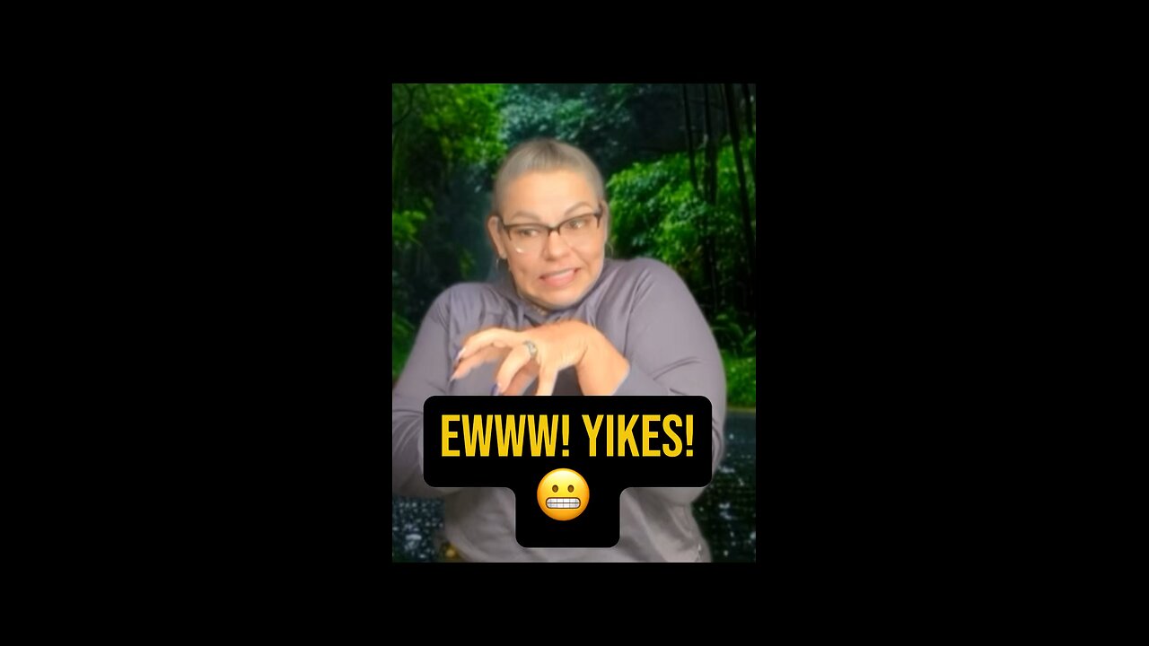 Eww! Yikes! 😬 #signlanguage #talk #asl #knowledge