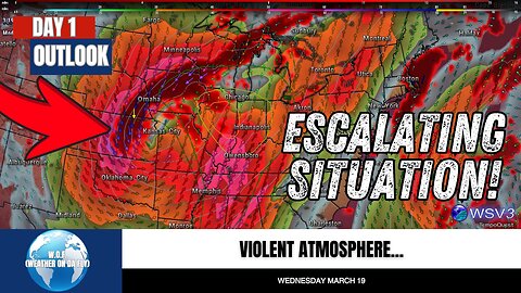 ⚠️ Tornado Risk Today: EF2+ Possible! March 19