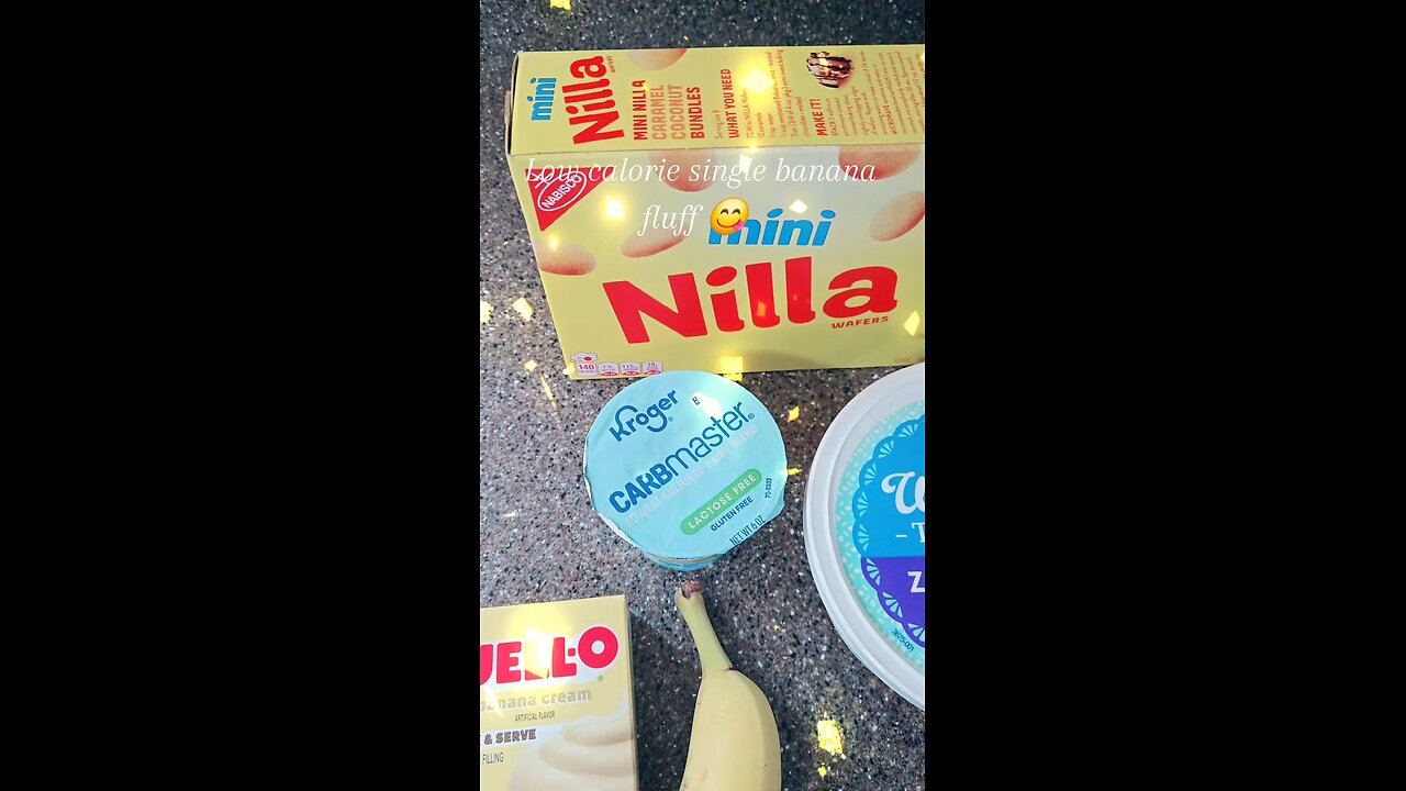 Low calorie single banana fluff 😋