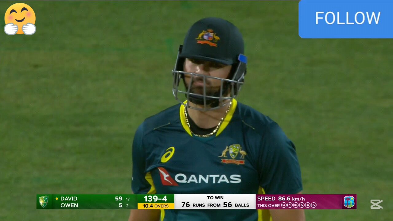 Tim David hundred 💯 against West Indies in T20i match today