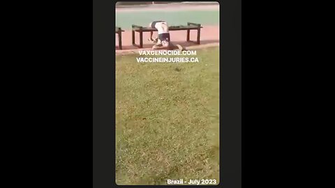 Girl's brain explodes while she is sitting on a park bench