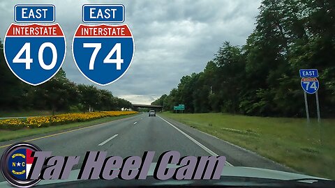 Clemmons To High Point, Interstate 40 East and Interstate 74 East