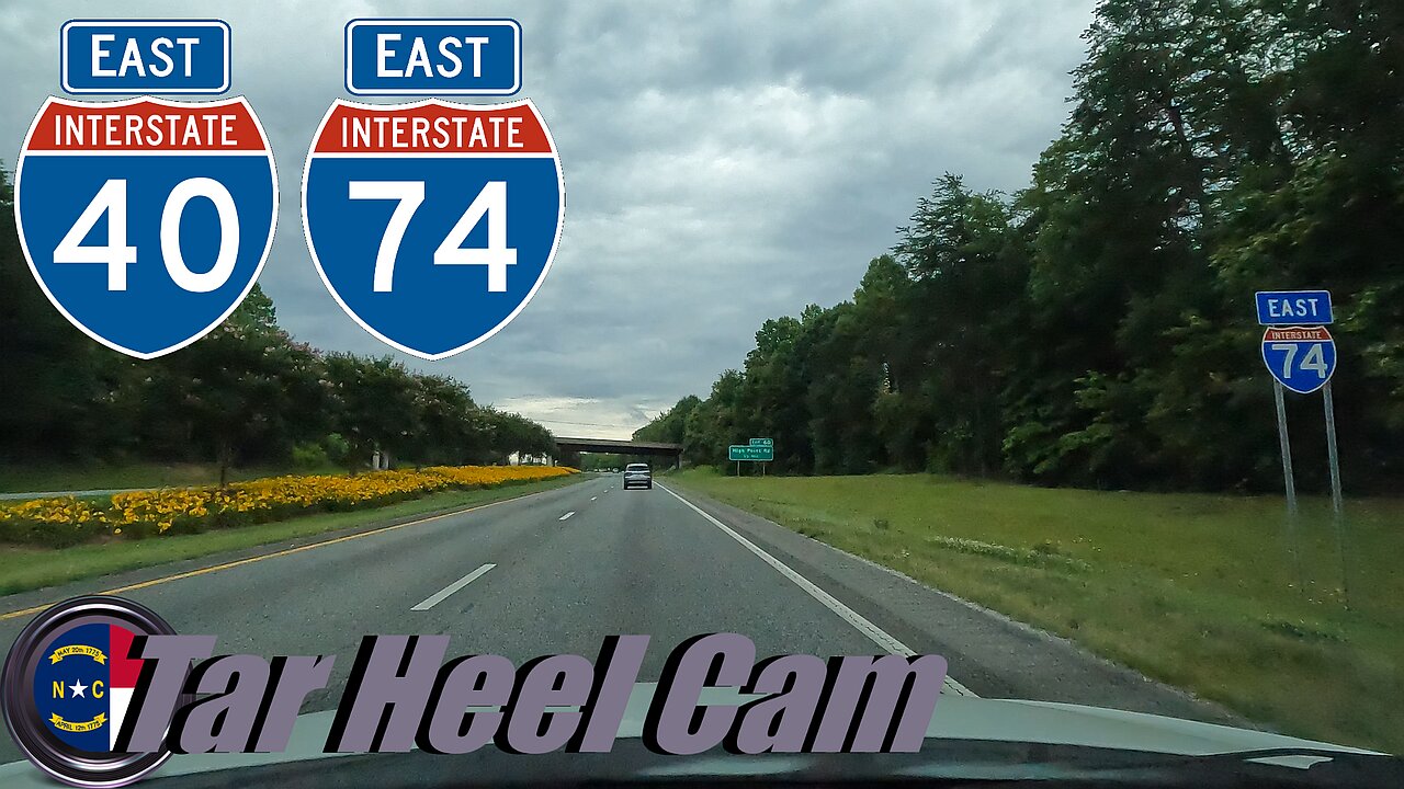 Clemmons To High Point, Interstate 40 East and Interstate 74 East