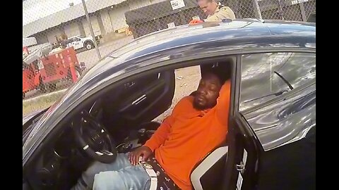 NFL Star Marshawn Lynch ASLEEP in a TOTALED Car