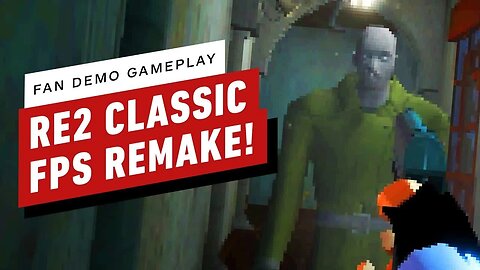 Resident Evil 2 FPS Remake Gameplay (Fan Demo)