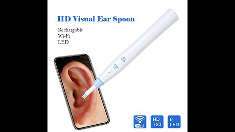 Visual Ear Spoon_ LED+Camera+WiFi = Safe, Clear & Clean