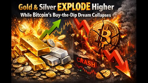 Gold & Silver EXPLODE Higher While Bitcoin’s Buy-the-Dip Dream Collapses