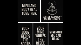 Your body keeps the score.