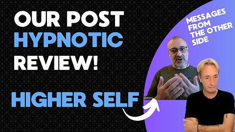 After the Hypnosis: Lessons from a Higher Self Conversation Peaceful Rebellion