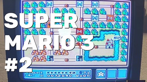 Super Mario Bros 3 NES Gameplay Part 2 - CRT Gaming