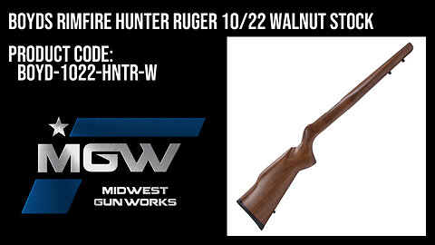 Boyds Rimfire Hunter Ruger 10/22 Walnut Stock - BOYD-1022-HNTR-W