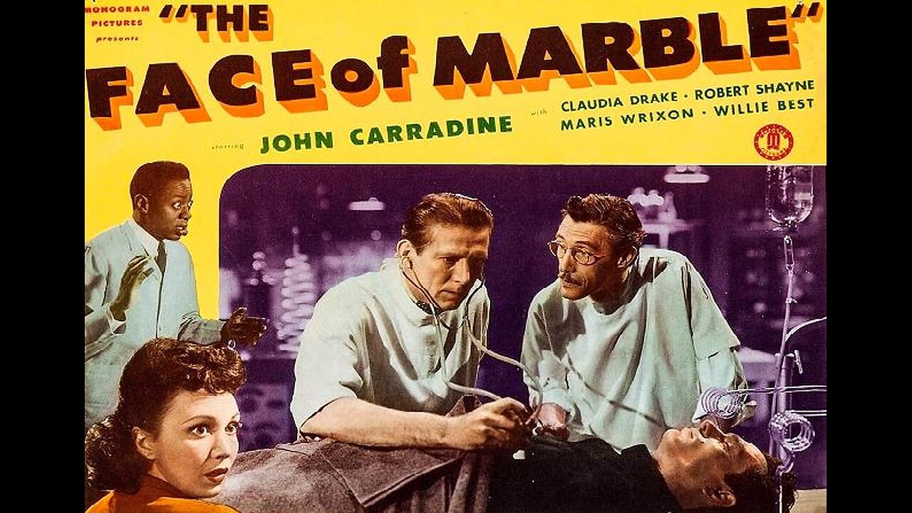 THE FACE OF MARBLE 1946 Obsessed Doctor Hopes to Re-Animate the Dead FULL MOVIE VHS Copy