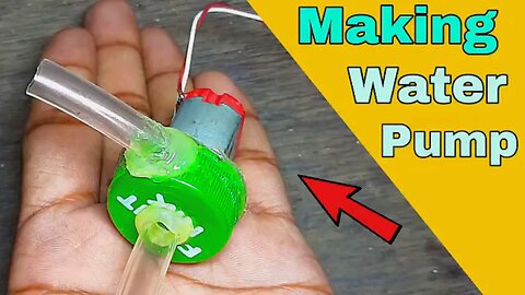 How to make a mini water pump at home! #LoveIncentive #Invention #Gizmo #HandmadeDIY