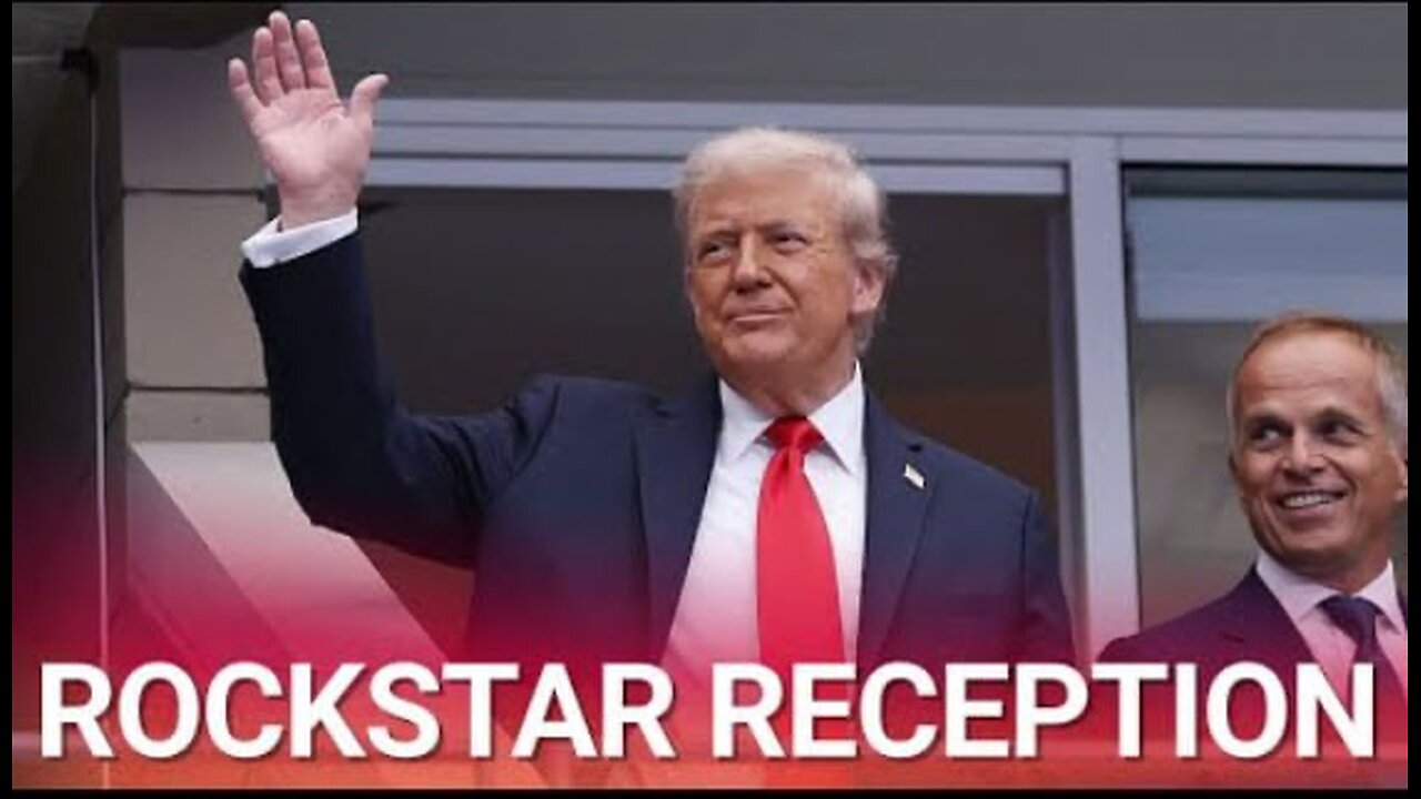Leftist meltdown as Trump receives rockstar reception at US open