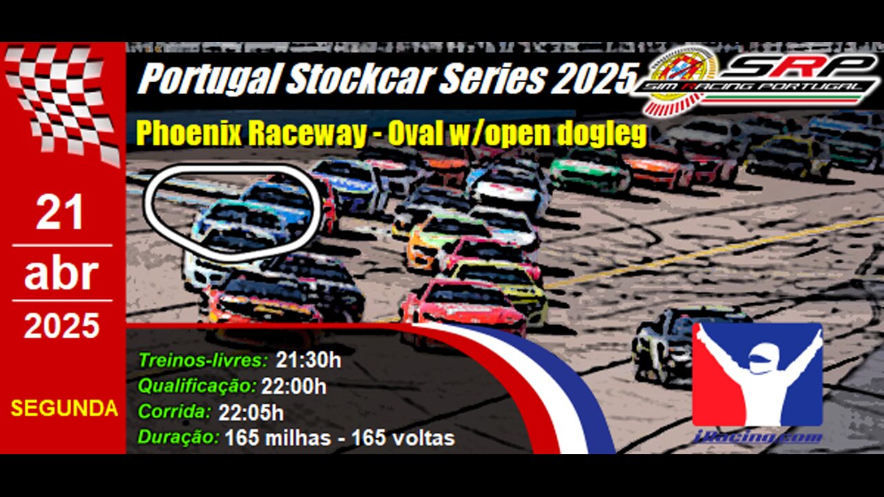 🇵🇹 [iRacing Live] 🇵🇹 Portugal Stockcar Series 2025 @ Daytona International Speedway - Oval