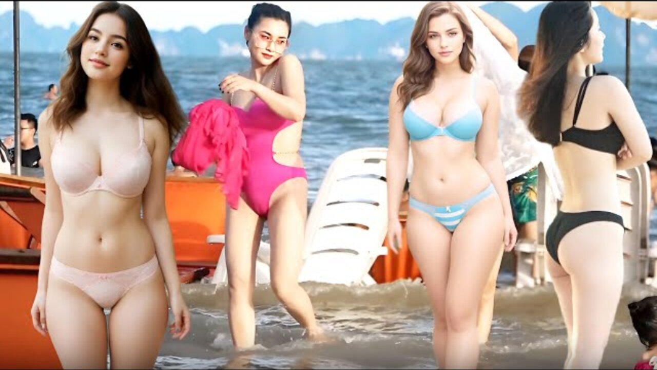Vietnamese Beach Day in Bikinis 🌊 | How Women in Vietnam Enjoy Summer Vibes