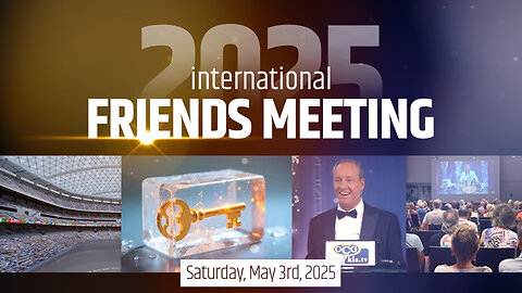 INVITATION – International Friends Meeting on Saturday the 3rd of May, 2025 - with Kla.TV founder