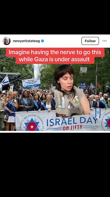 Why is Letitia James as a Nakba Rally?