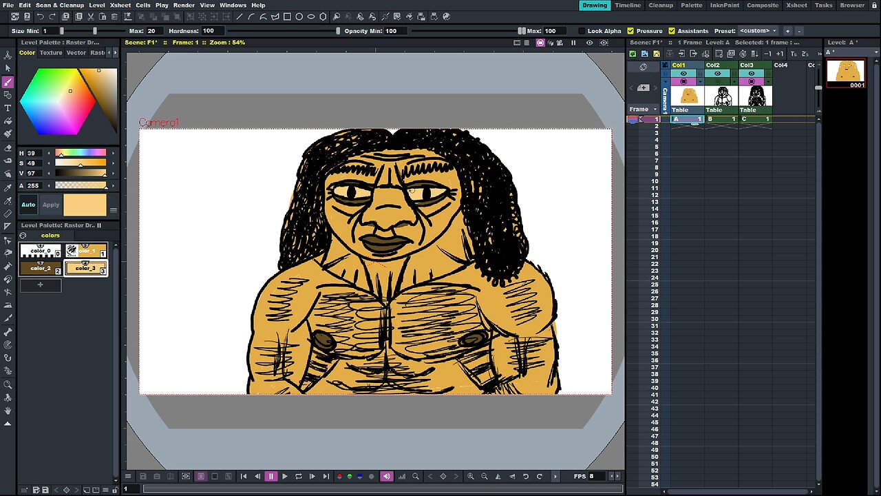 Drawing Ugly In OpenToonz 01