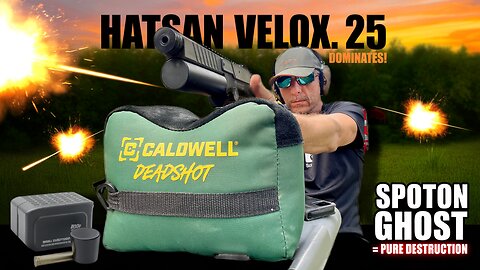 Probando Balines Spoton Ghost .25 en Pistola PCP Hatsan Velox Semiautomática: ¡Precisión y Potencia!