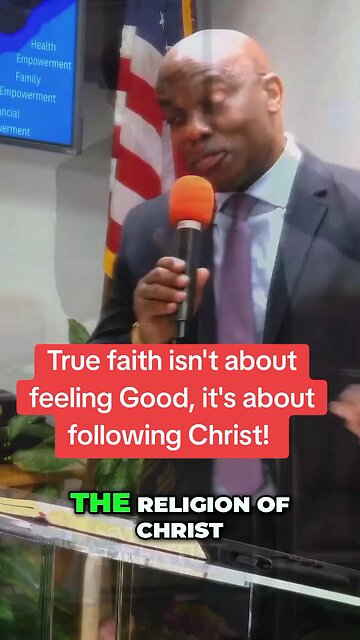 True faith is about following God not feeling good!