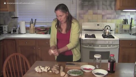 Fire cider! This tonic is legendary for protecting thieves during the black plague