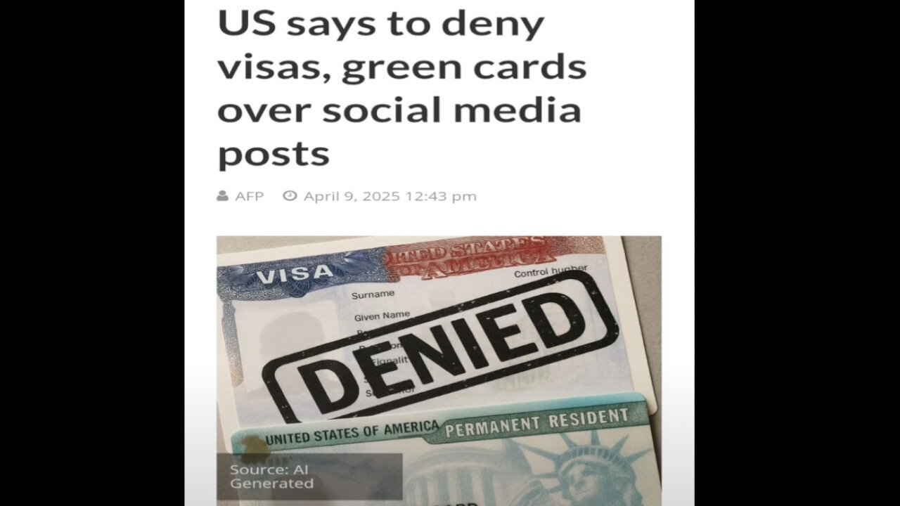 THE SET UP: U.S TO DENY VISAS AND GREEN CARDS OVER ANTI-S SOCIAL MEDIA POSTS!