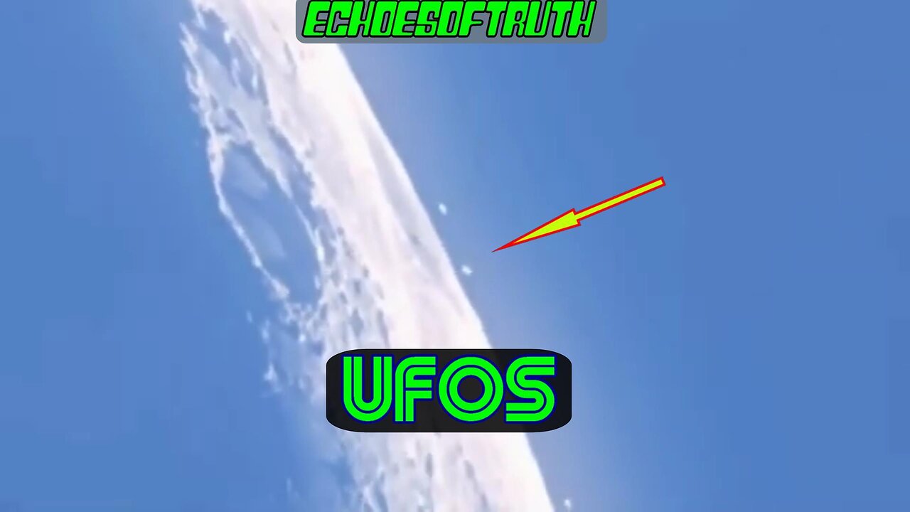 UFOs Flying Over And Into The Moon!?