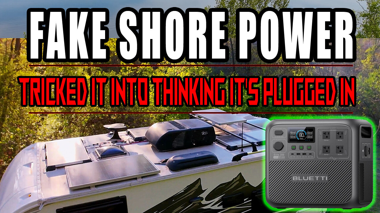 Wiring a Bluetti Solar Generator to a 30 Amp Plug in My Camper