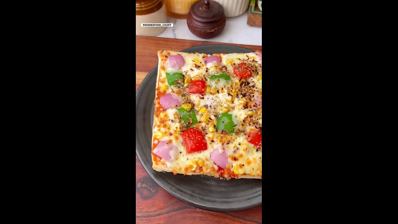 ब्रेड का पिजा वायरल