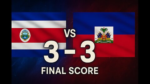 Costa Rica vs Haïti 🇨🇷⚡⚽🔥🇭🇹 | Le match nul spectaculaire 3-3 !