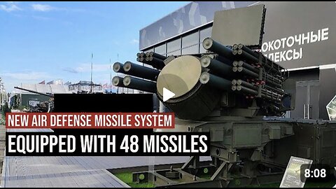 Russia Unveils New Pantsir -SMD Air Defense Missile System