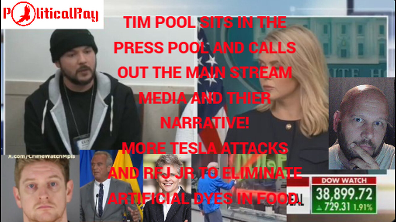 Tim Pool sits in the Press Pool at the White House and calls out the MSM narrative!