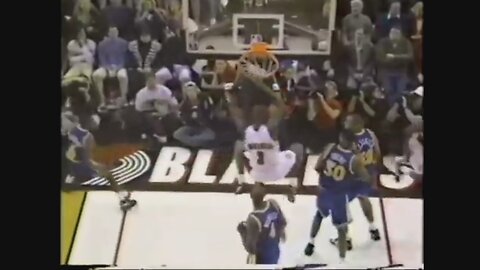 Clifford Robinson 27 Points 3 Blk Vs. Warriors, 1993-94.