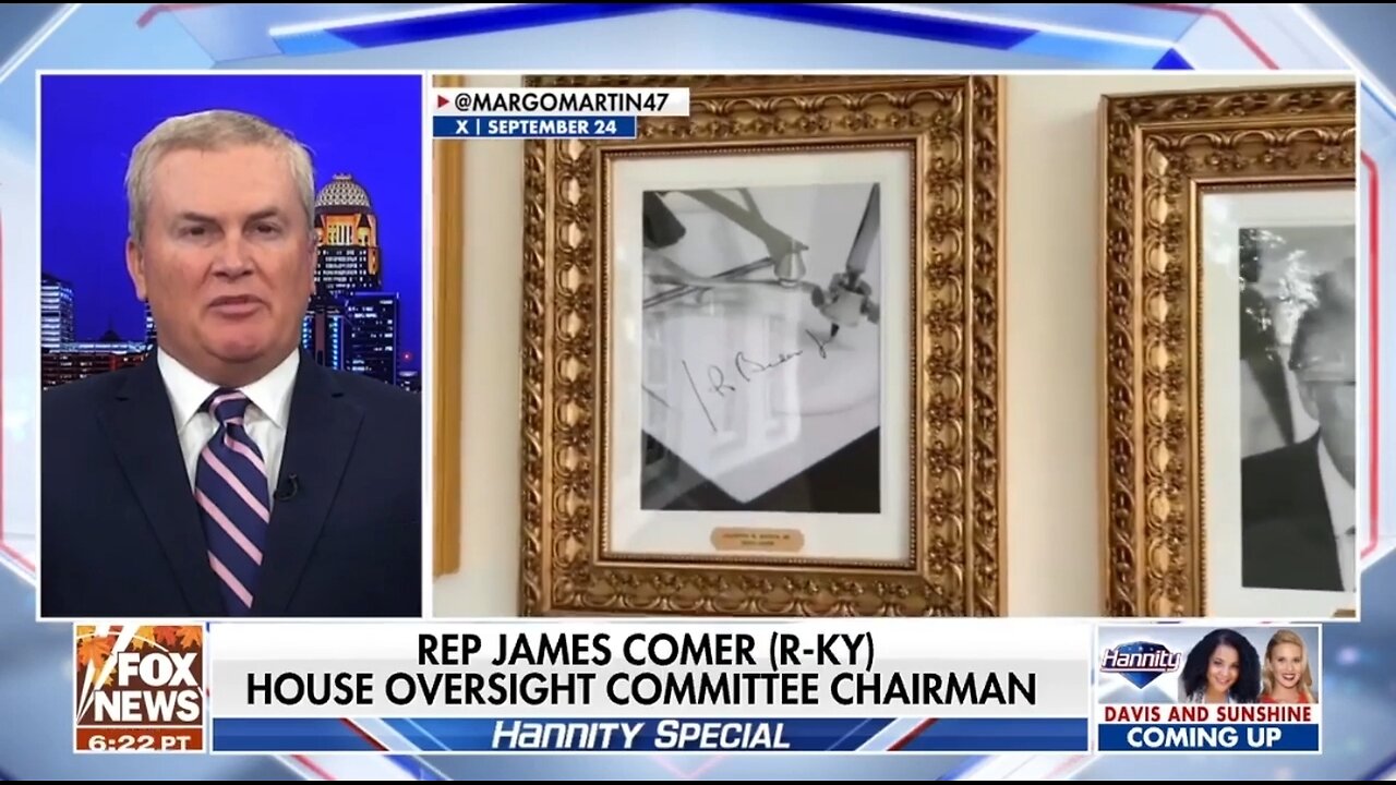 Rep James Comer: The Problem Is The Unauthorized Use Of The Autopen