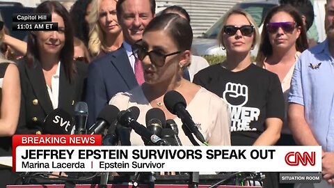 Epstein survivors share horrifying stories from Capitol steps