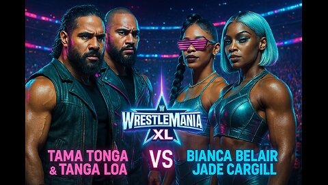 WWE 2K25 Universe Mode: Wrestlemania - The Bloodline VS Bianca Belair and Jade Cargill
