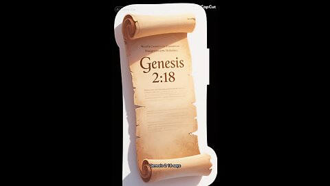 ‘It is not good for the man to be alone. I will make a helper suitable for him.’” – Genesis 2:18