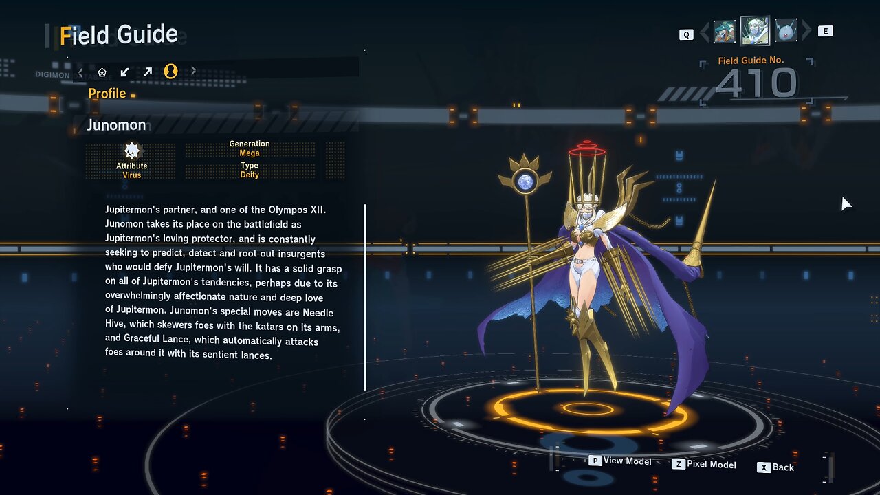 junomon all digivolution/de-digivolution/profile Digimon Story Time Stranger